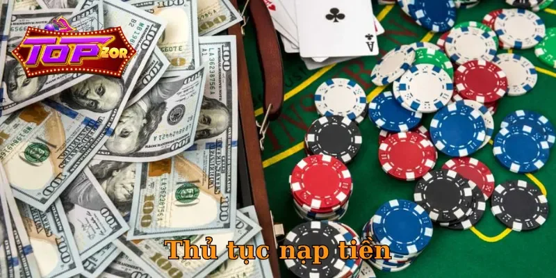 Thủ tục nạp tiền tại cổng game khá đơn giản và nhanh chóng 